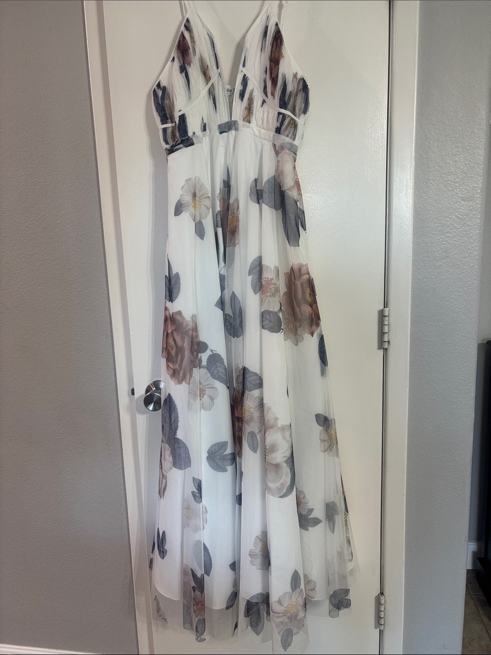Anthropologie Geisha Designs V-Neck Corset Tulle Dress in Womens Size Medium M - Picture 2 of 8
